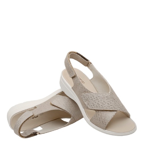 Γυναικεία Σανδάλια Χρυσό Δέρμα 757380 Imac Γυναικεία Σανδάλια Χρυσό Δέρμα 757380 Imac