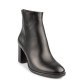 FM</br>FM 763-05 Γυναικεία Μποτάκια Μαύρο Δέρμα FM</br>FM 763-05 Γυναικεία Μποτάκια Μαύρο Δέρμα