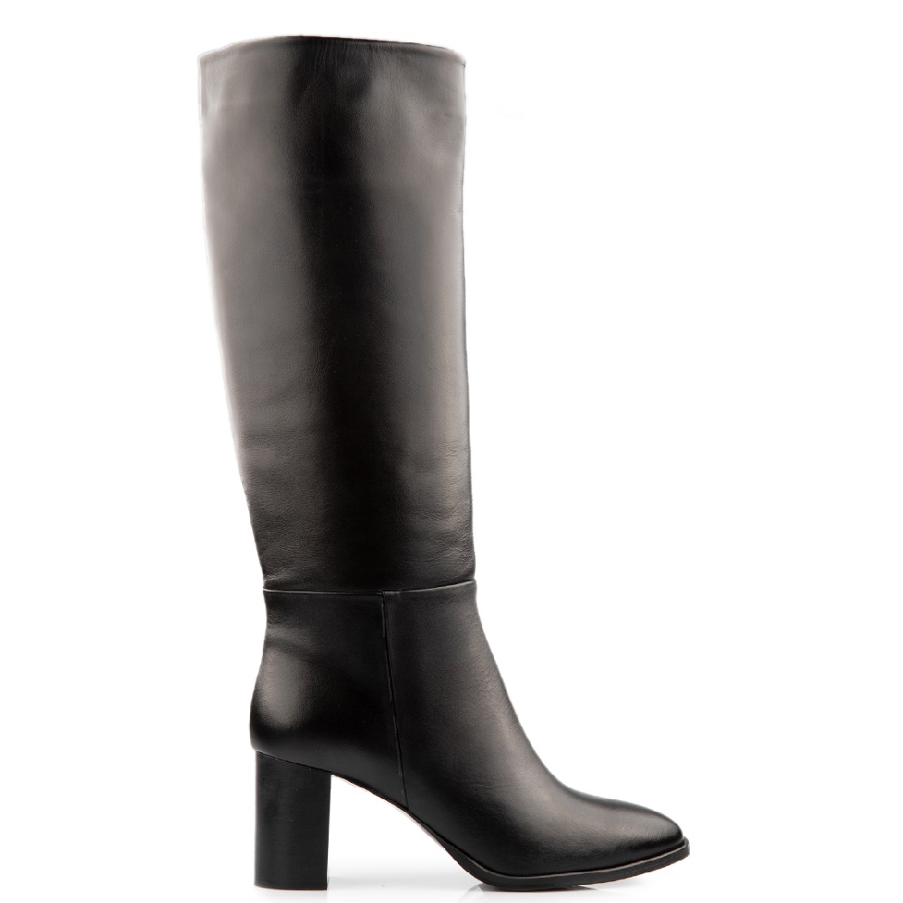 FM</br>FM 765-01 Γυναικείες Μπότες Μαύρο Δέρμα FM</br>FM 765-01 Γυναικείες Μπότες Μαύρο Δέρμα