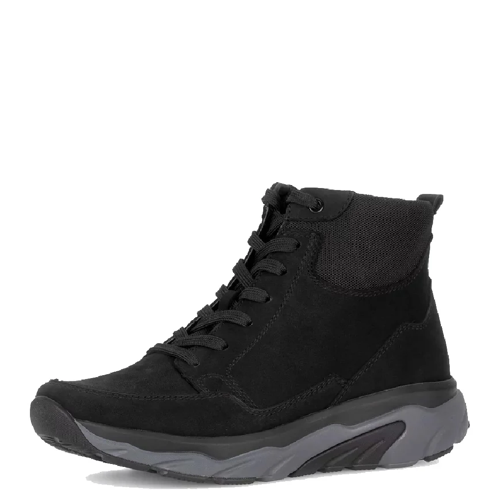 GABOR</br>Rolling Soft By Gabor 76.835.47 Γυναικεία Μποτάκια Μαύρο Δέρμα