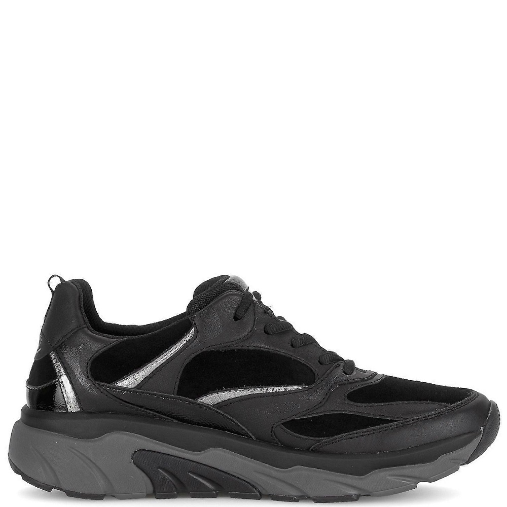 GABOR</br>Rolling Soft By Gabor 76.936.47 Γυναικεία Sneakers Μαύρο Δέρμα GABOR</br>Rolling Soft By Gabor 76.936.47 Γυναικεία Sneakers Μαύρο Δέρμα