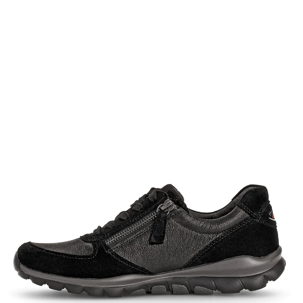 GABOR</br>Rolling Soft By Gabor 76.968.37 Γυναικεία Sneakers Μαύρο Δέρμα GABOR</br>Rolling Soft By Gabor 76.968.37 Γυναικεία Sneakers Μαύρο Δέρμα