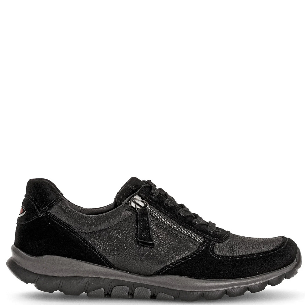 GABOR</br>Rolling Soft By Gabor 76.968.37 Γυναικεία Sneakers Μαύρο Δέρμα GABOR</br>Rolling Soft By Gabor 76.968.37 Γυναικεία Sneakers Μαύρο Δέρμα