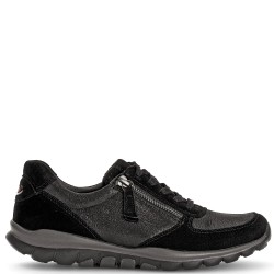 GABOR</br>Rolling Soft By Gabor 76.968.37 Γυναικεία Sneakers Μαύρο Δέρμα