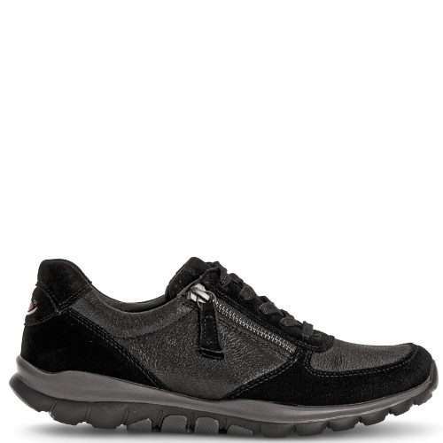 Rolling Soft By Gabor 76.968.37 Γυναικεία Sneakers Μαύρο Δέρμα Rolling Soft By Gabor 76.968.37 Γυναικεία Sneakers Μαύρο Δέρμα