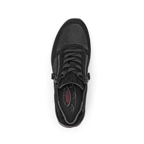 Rolling Soft By Gabor 76.968.37 Γυναικεία Sneakers Μαύρο Δέρμα Rolling Soft By Gabor 76.968.37 Γυναικεία Sneakers Μαύρο Δέρμα