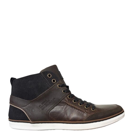 Ανδρικά Μποτάκια Καφέ Δέρμα 771K56468ADBBKSU10 Bullboxer Ανδρικά Μποτάκια Καφέ Δέρμα 771K56468ADBBKSU10 Bullboxer