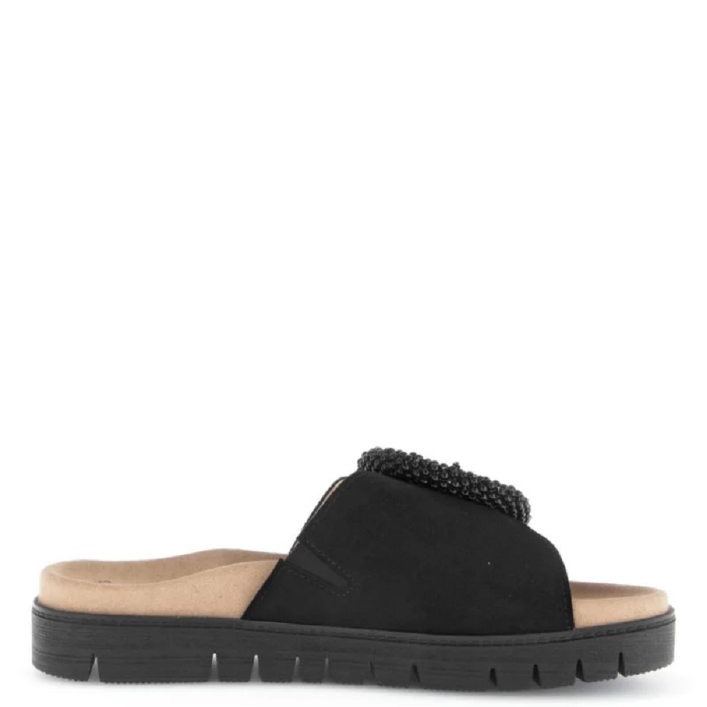 GABOR</br>Gabor 83.745.17 Γυναικεία Mules Μαύρο Δέρμα Suede GABOR</br>Gabor 83.745.17 Γυναικεία Mules Μαύρο Δέρμα Suede