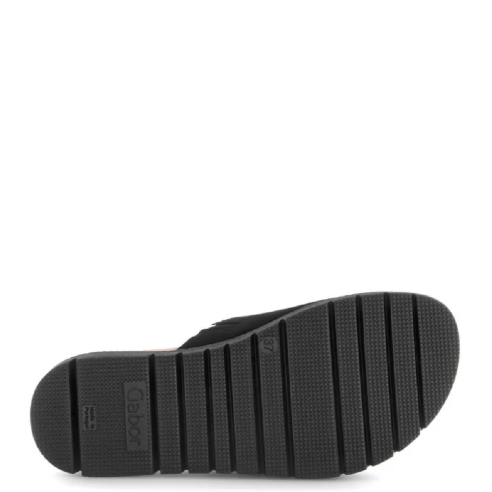 GABOR</br>Gabor 83.745.17 Γυναικεία Mules Μαύρο Δέρμα Suede GABOR</br>Gabor 83.745.17 Γυναικεία Mules Μαύρο Δέρμα Suede