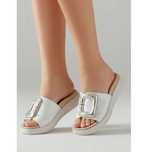 Gabor 83.751.24 Γυναικεία Mules Λευκό Δέρμα Gabor 83.751.24 Γυναικεία Mules Λευκό Δέρμα