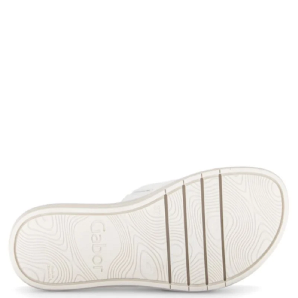 GABOR</br>Gabor 83.751.24 Γυναικεία Mules Λευκό Δέρμα GABOR</br>Gabor 83.751.24 Γυναικεία Mules Λευκό Δέρμα