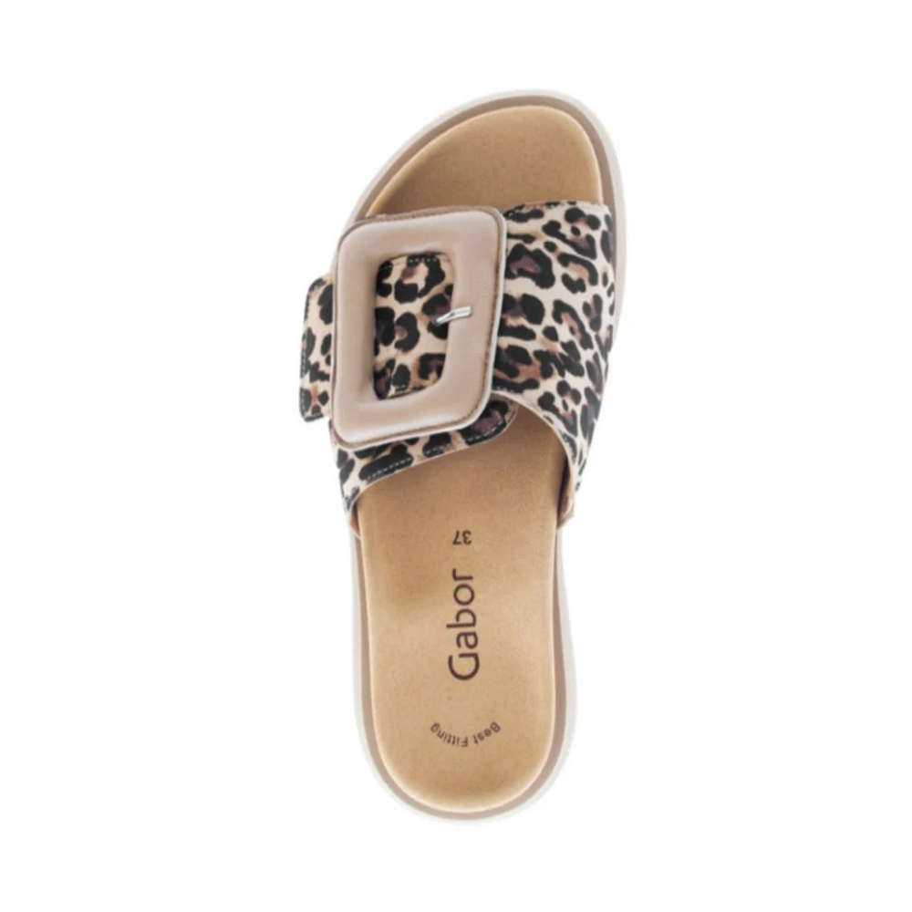 GABOR</br>Gabor 83.751.32 Γυναικεία Mules Animal Print Δέρμα GABOR</br>Gabor 83.751.32 Γυναικεία Mules Animal Print Δέρμα