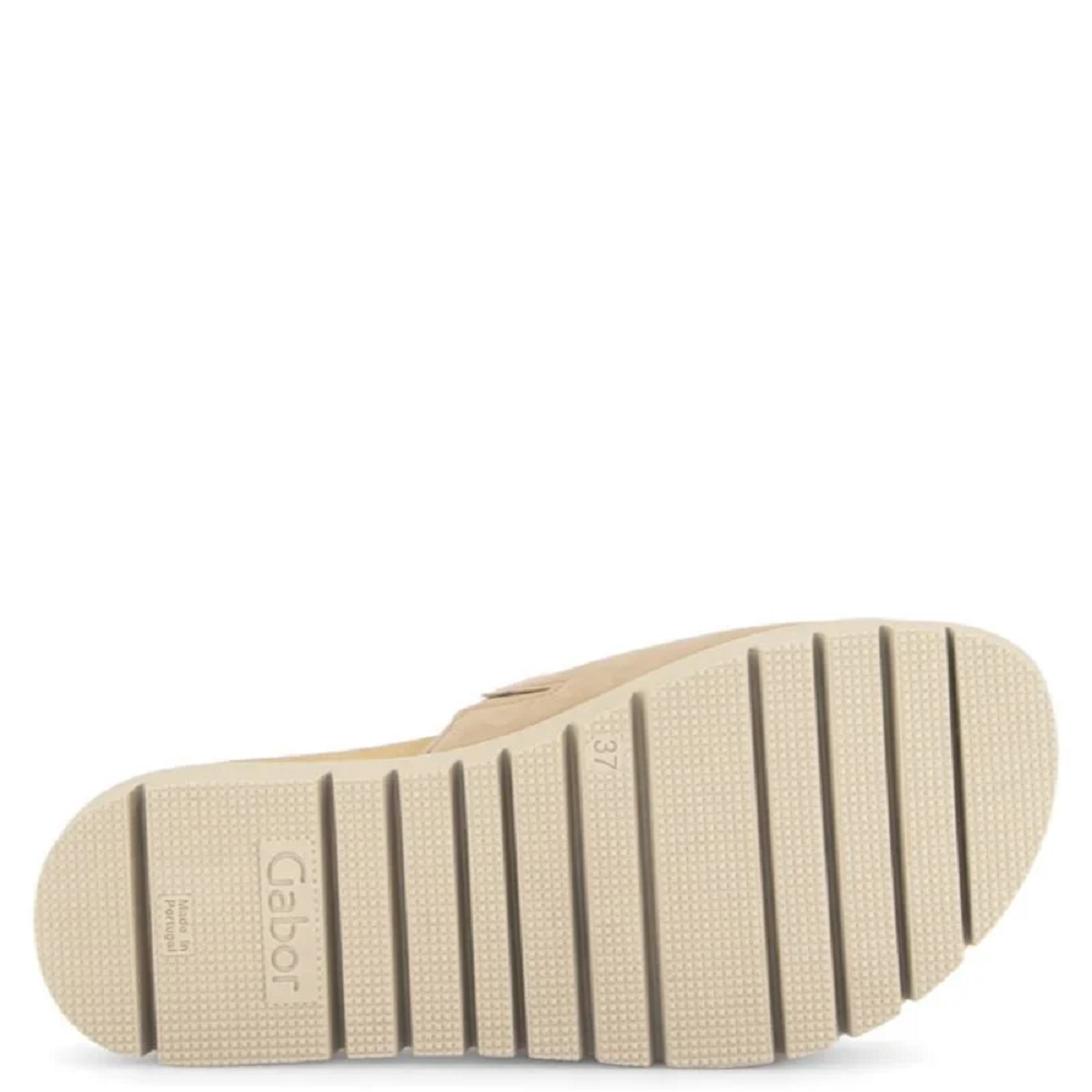 GABOR</br>Gabor 83.745.14 Γυναικεία Mules Μπεζ Δέρμα Suede GABOR</br>Gabor 83.745.14 Γυναικεία Mules Μπεζ Δέρμα Suede