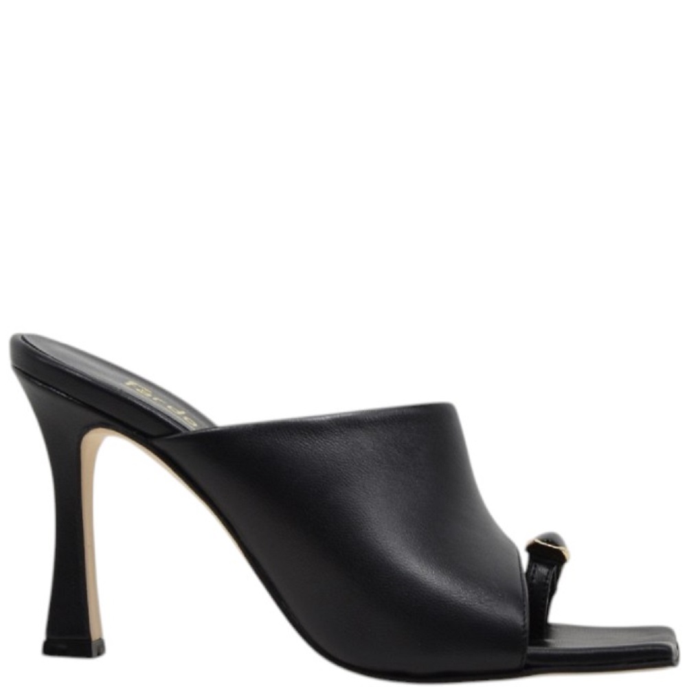 FM</br>FM 840-02 Γυναικεία Mules Μαύρο Δέρμα