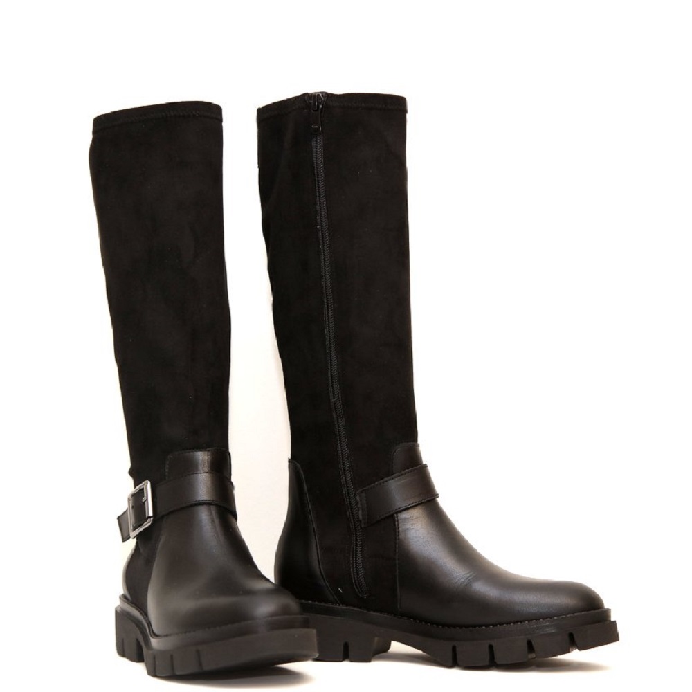 VIGUERA</br>Viguera 8418 Γυναικείες Μπότες Μαύρο Δέρμα