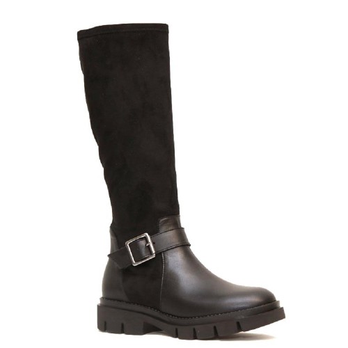 Viguera 8418 Γυναικείες Μπότες Μαύρο Δέρμα