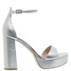 MOURTZI</br>Γυναικεία Πέδιλα Ασημί Δέρμα 85/850F55 Mourtzi MOURTZI</br>Γυναικεία Πέδιλα Ασημί Δέρμα 85/850F55 Mourtzi