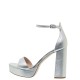 MOURTZI</br>Γυναικεία Πέδιλα Ασημί Δέρμα 85/850F55 Mourtzi MOURTZI</br>Γυναικεία Πέδιλα Ασημί Δέρμα 85/850F55 Mourtzi
