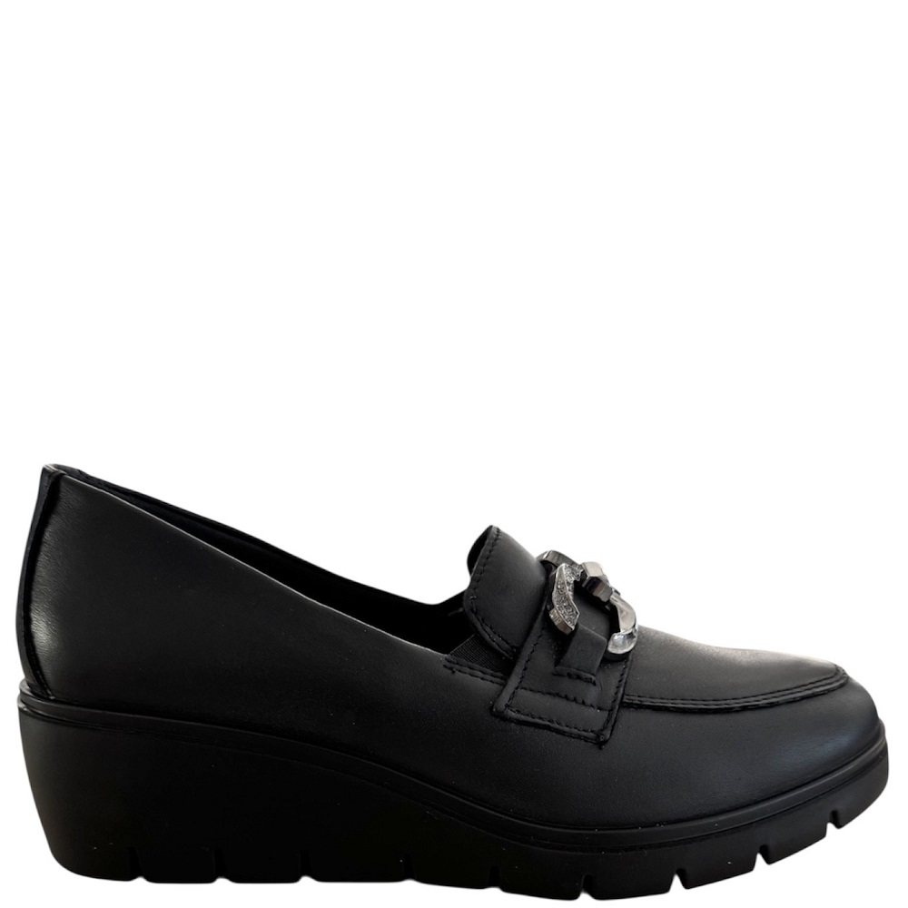 IMAC</br>Imac 855480 Γυναικεία Casual Παπούτσια Μαύρο Μαύρο Δέρμα