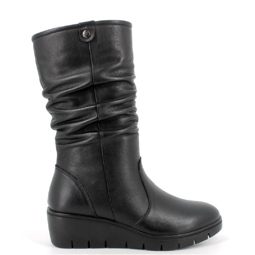 IMAC</br>Imac 855510 Γυναικεία Μπότα Μαύρο Δέρμα