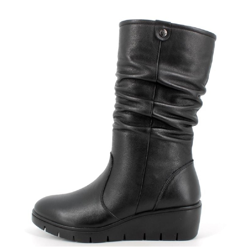 IMAC</br>Imac 855510 Γυναικεία Μπότα Μαύρο Δέρμα
