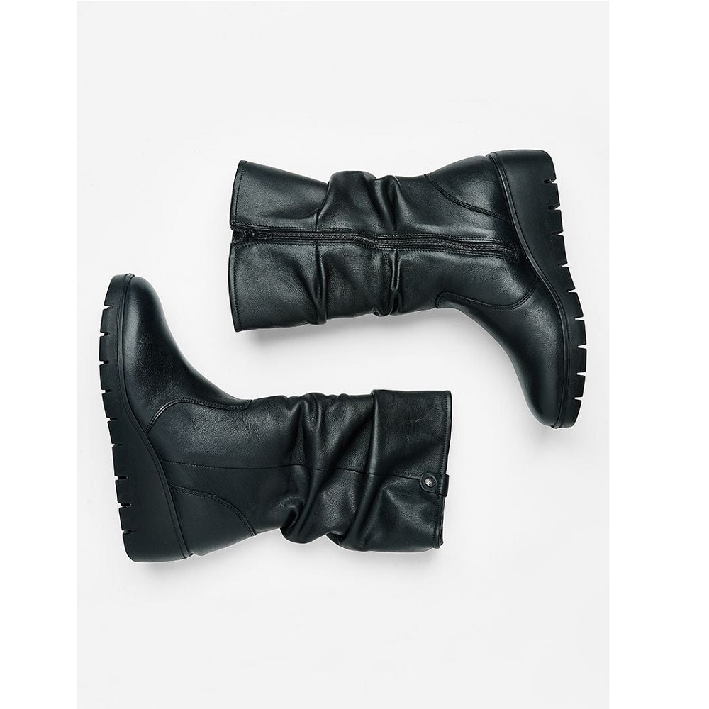 IMAC</br>Imac 855510 Γυναικεία Μπότα Μαύρο Δέρμα