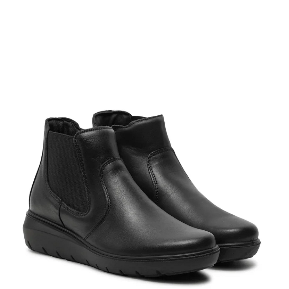 IMAC</br>Imac 856370 Γυναικεία Μποτάκια Μαύρο Δέρμα