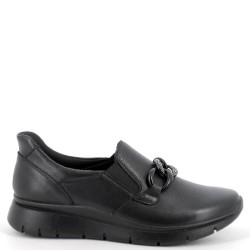 IMAC</br>Imac 856530 Γυναικεία Casual Παπούτσια Μαύρο Δέρμα