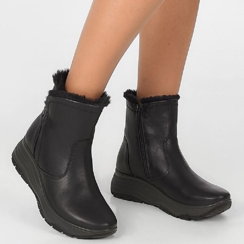 Imac 856898 Γυναικεία Μποτάκια Αδιάβροχα Μαύρο Δέρμα Imac 856898 Γυναικεία Μποτάκια Αδιάβροχα Μαύρο Δέρμα