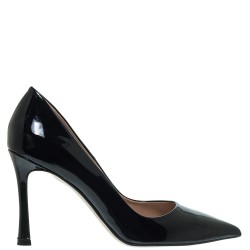 MOURTZI</br>Mourtzi 85/85700 Γυναικείες Γόβες Μαύρο Λουστρίνι