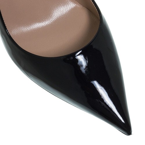 Mourtzi 85/85700 Γυναικείες Γόβες Μαύρο Λουστρίνι