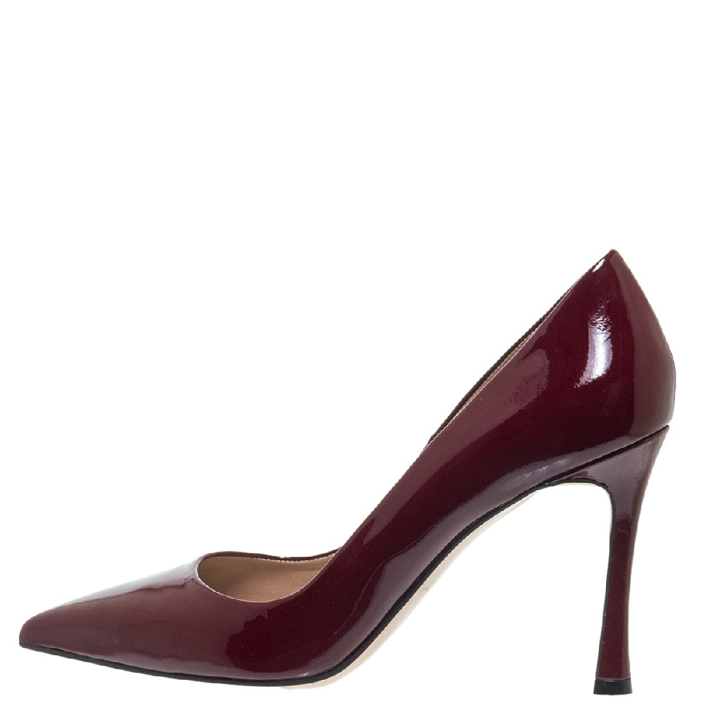 MOURTZI</br>Mourtzi 85/85700 Γυναικείες Γόβες Μπορντό Λουστρίνι