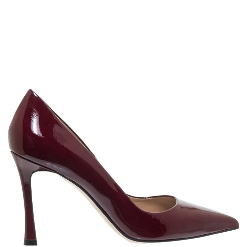 Mourtzi 85/85700 Γυναικείες Γόβες Μπορντό Λουστρίνι