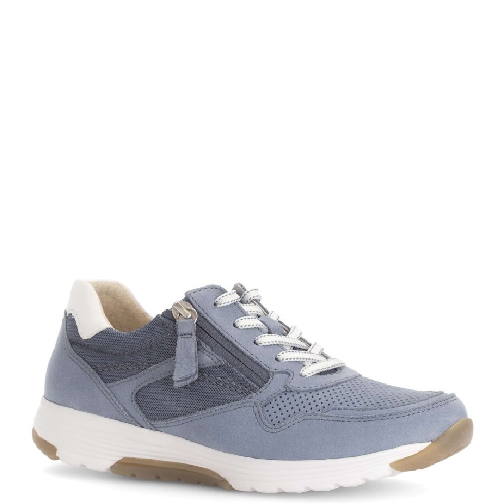 GABOR</br>Rolling Soft By Gabor 86.978.26 Γυναικεία Sneakers Μπλε Δέρμα Suede