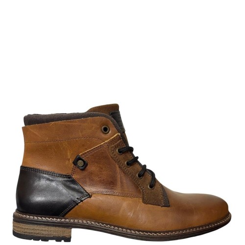 Ανδρικά Μποτάκια Ταμπά Δέρμα 870K56088AC0BKSU00 Bullboxer Ανδρικά Μποτάκια Ταμπά Δέρμα 870K56088AC0BKSU00 Bullboxer