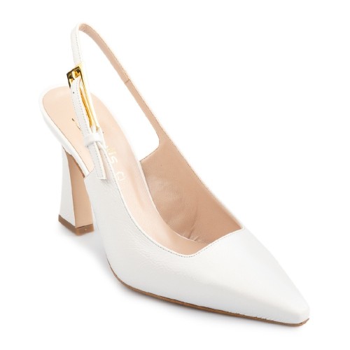 Γυναικείες Γόβες Λευκό Λουστρίνι 935-16 FM Γυναικείες Γόβες Λευκό Λουστρίνι 935-16 FM