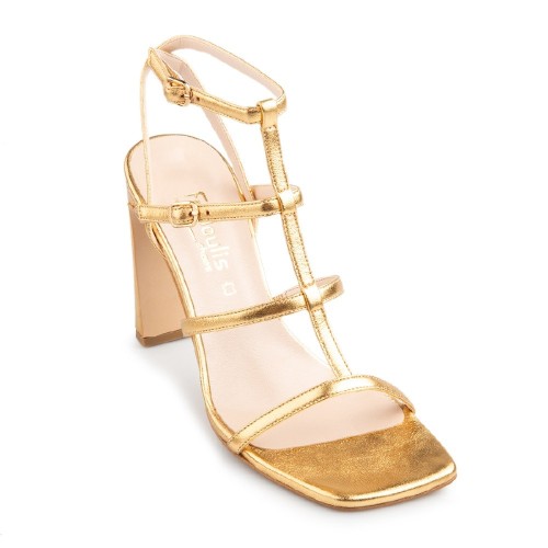 Γυναικεία Πέδιλα Χρυσό Δέρμα 936-07 FM Γυναικεία Πέδιλα Χρυσό Δέρμα 936-07 FM