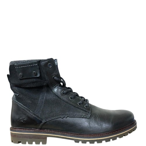 Ανδρικά Μποτάκια Μαύρο Δέρμα 980K85508EBKNASU10 Bullboxer Ανδρικά Μποτάκια Μαύρο Δέρμα 980K85508EBKNASU10 Bullboxer