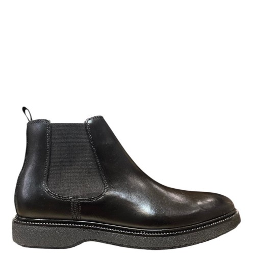Officina Del Cuoio A01(7888) Ανδρικά Μποτάκια Chelsea Μαύρο Δέρμα