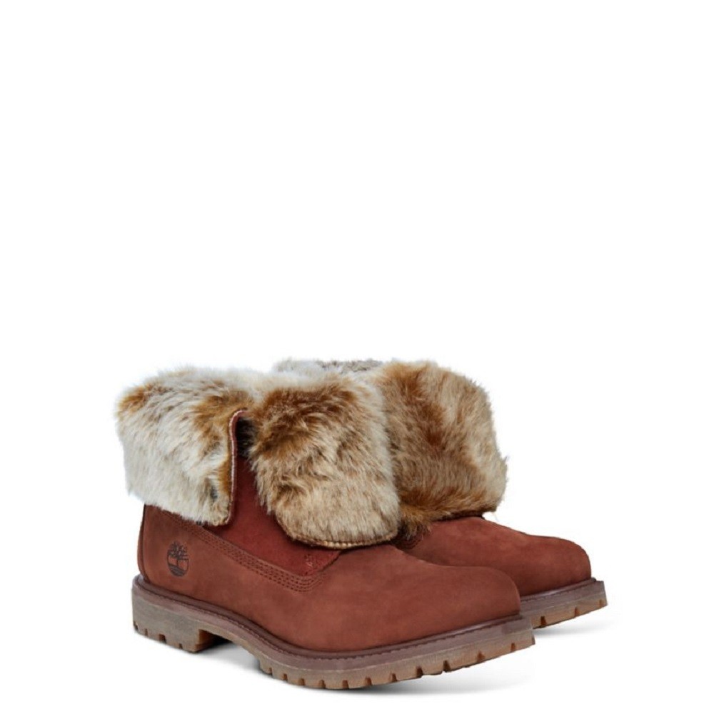 TIMBERLAND</br>Γυναικεία Μποτάκια Κονιάκ Nubuck A19D2 Timberland