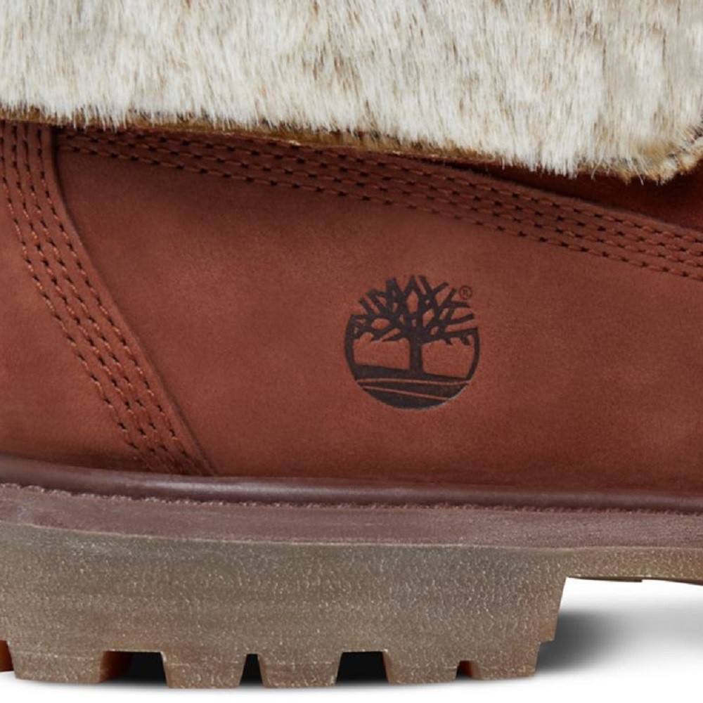 TIMBERLAND</br>Γυναικεία Μποτάκια Κονιάκ Nubuck A19D2 Timberland