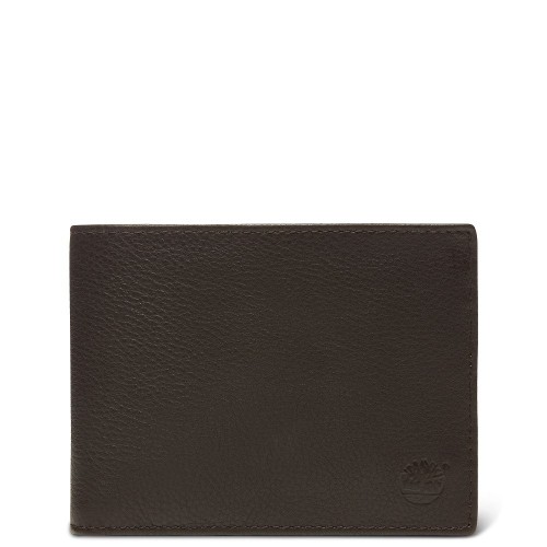 Ανδρικό Πορτοφόλι Καφέ Δέρμα Kennebunk Large Bifold Wallet With Coin Pocket A1DFS-A66 Timberland
