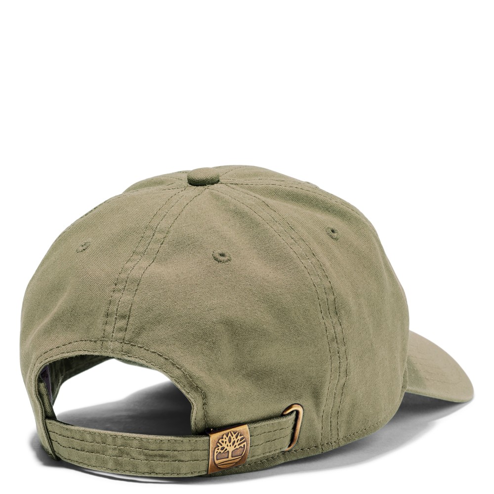 TIMBERLAND</br>Ανδρικό Καπέλο Χακί Soundview Cotton Canvas Baseball Cap A1E9M-A58 Timberland