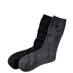 Ανδρικές Κάλτσες Μαύρο/Γκρι 2PACK A1EQH-010 Timberland