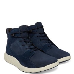 Ανδρικά Μποτάκια Μπλε Nubuck Δέρμα Flyroam Hike A1SBX Timberland