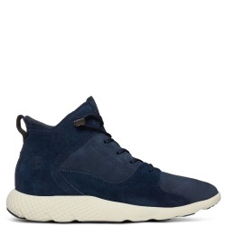 Ανδρικά Μποτάκια Μπλε Nubuck Δέρμα Flyroam Hike A1SBX Timberland