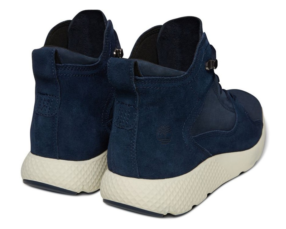 TIMBERLAND</br>Ανδρικά Μποτάκια Μπλε Nubuck Δέρμα Flyroam Hike A1SBX Timberland