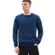 TIMBERLAND</br>Ανδρικό Πουλόβερ Πετρόλ Philips Brook Lambswool Cable Crew Sweater A1WE8-U48 Timberland TIMBERLAND</br>Ανδρικό Πουλόβερ Πετρόλ Philips Brook Lambswool Cable Crew Sweater A1WE8-U48 Timberland