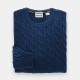 TIMBERLAND</br>Ανδρικό Πουλόβερ Πετρόλ Philips Brook Lambswool Cable Crew Sweater A1WE8-U48 Timberland TIMBERLAND</br>Ανδρικό Πουλόβερ Πετρόλ Philips Brook Lambswool Cable Crew Sweater A1WE8-U48 Timberland