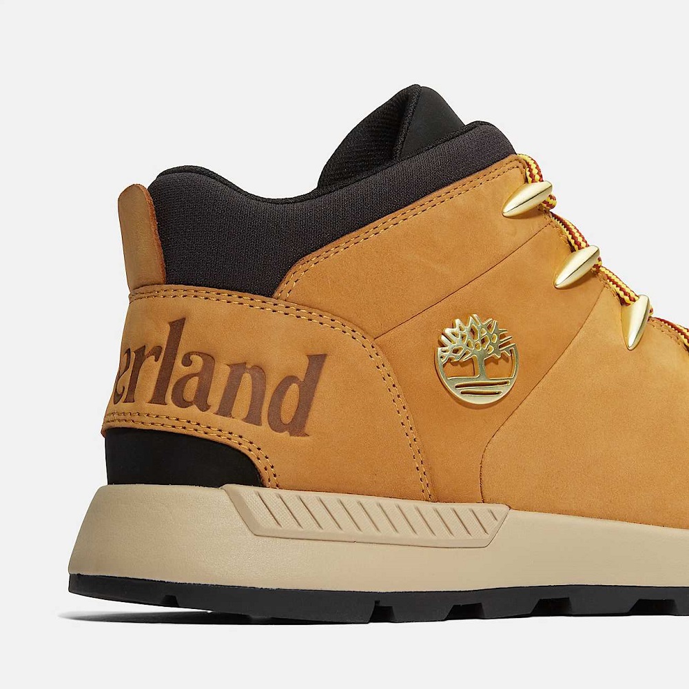 TIMBERLAND</br>Timberland Sprint Trekker Mid Lace A1XVQ-231 Ανδρικά Μποτάκια Κίτρινο Δέρμα Nubuck TIMBERLAND</br>Timberland Sprint Trekker Mid Lace A1XVQ-231 Ανδρικά Μποτάκια Κίτρινο Δέρμα Nubuck